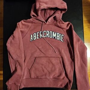 Abercrombie & Fitch Red Sweater Classic Pullover